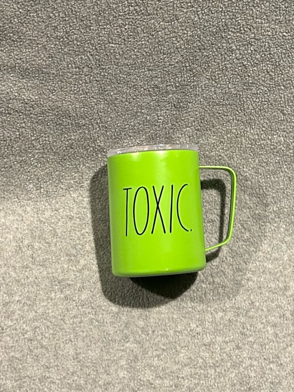 Rae Dunn Green "TOXIC" Mug